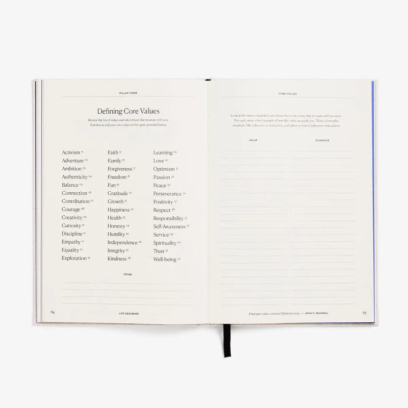 Journal The Life Designer