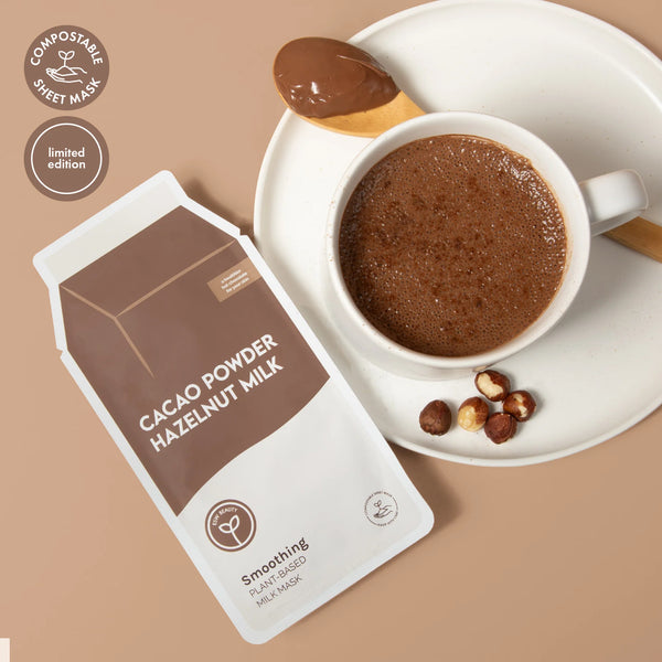 Masque Lissant au Lait Végétal et Poudre de Cacao