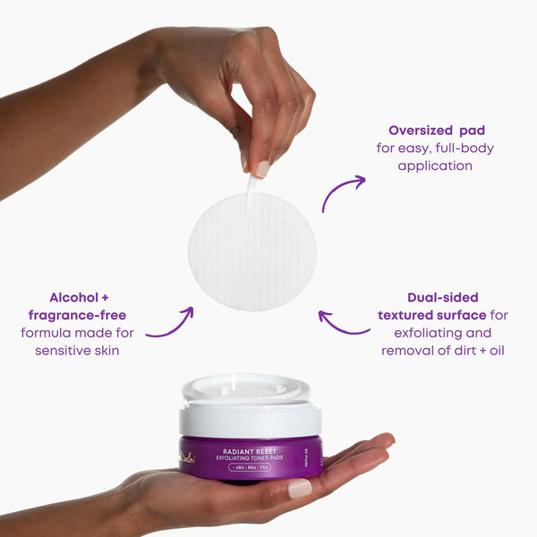 Disques Tonifiants Exfoliants Éclat Parfait
