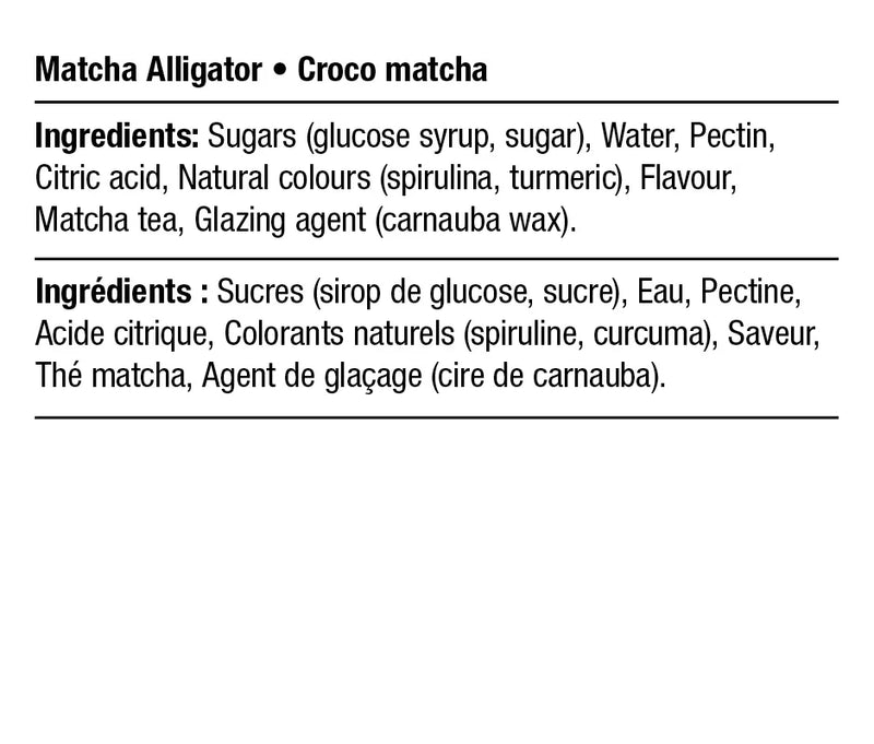Bonbons Vegan Matcha Alligator