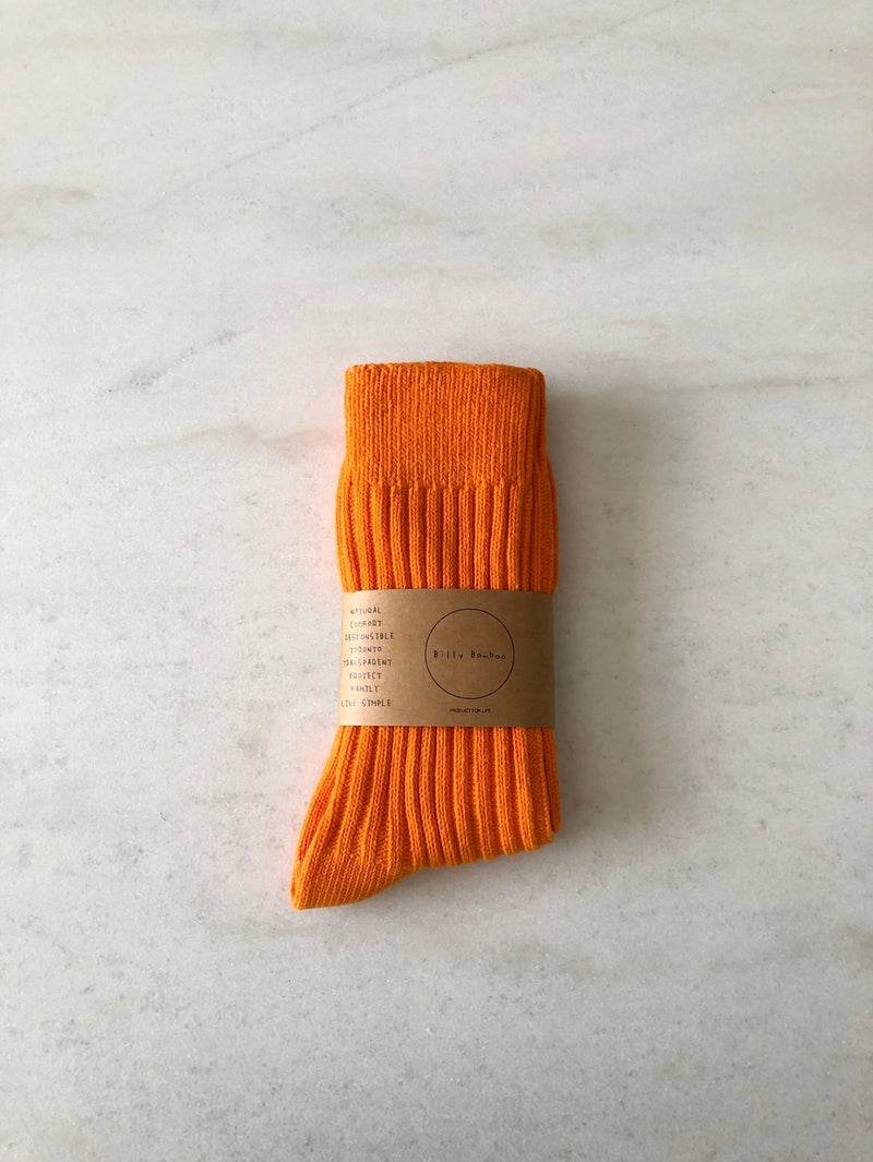 Billy Bamboo - Chaussettes Hautes Coton Côtelé