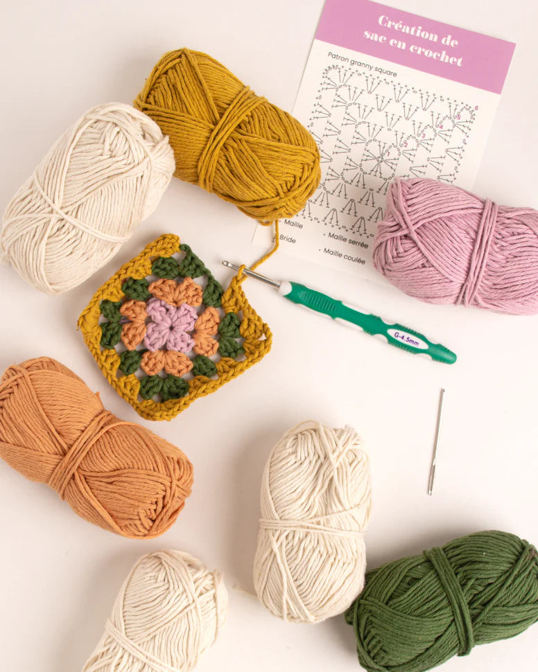 Brin Brun - Creative Crochet Bag Set