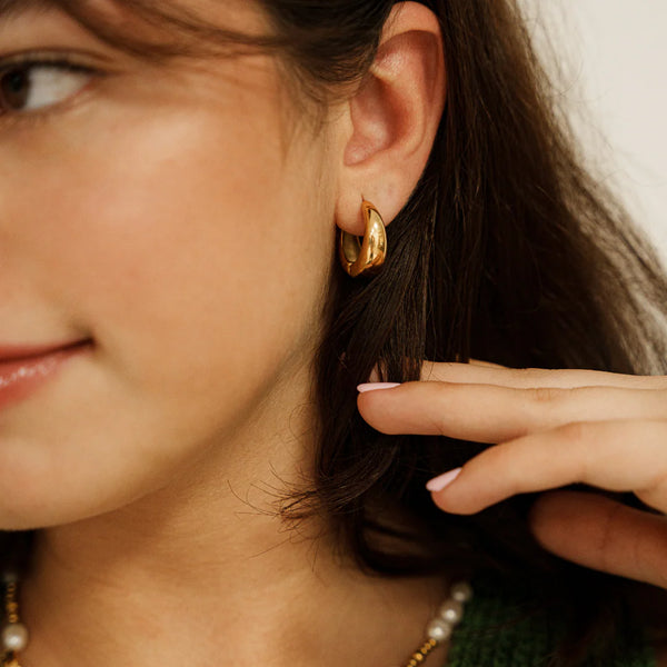 Boucles d'Oreilles Anneaux Parfaits