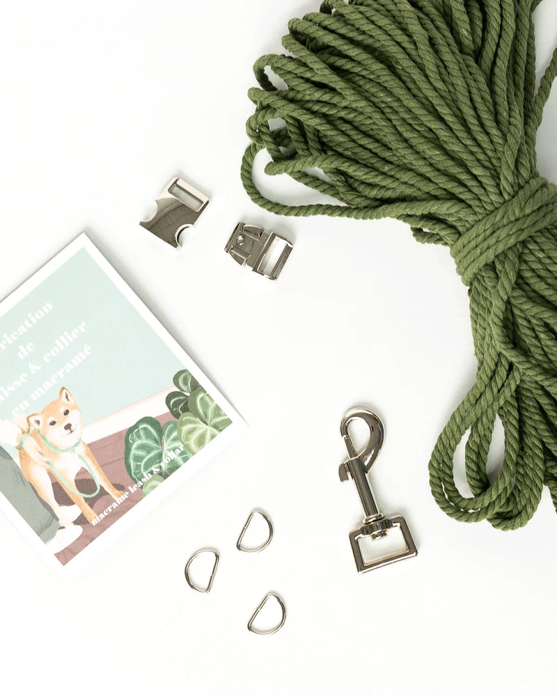 Brin Brun - Creative Macramé Leash Set