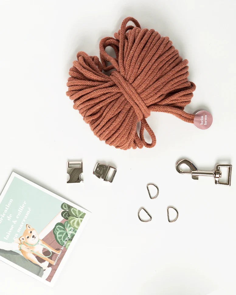 Brin Brun - Creative Macramé Leash Set