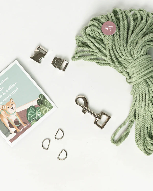 Brin Brun - Creative Macramé Leash Set