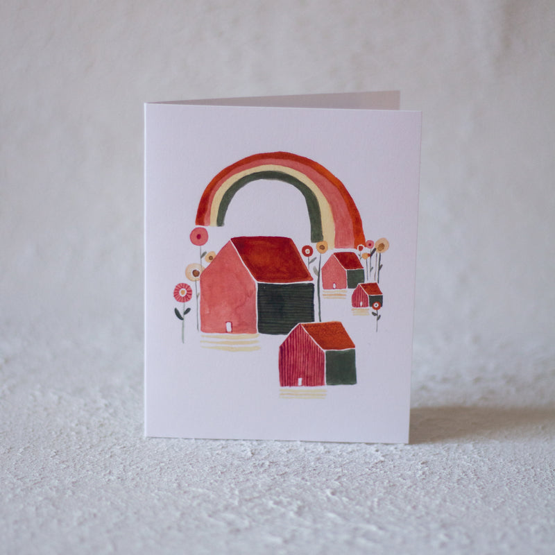 Rainbow Village Card